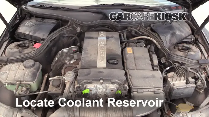 2003 Mercedes-Benz C230 Kompressor 1.8L 4 Cyl. Supercharged Coupe (2 Door) Coolant (Antifreeze)
